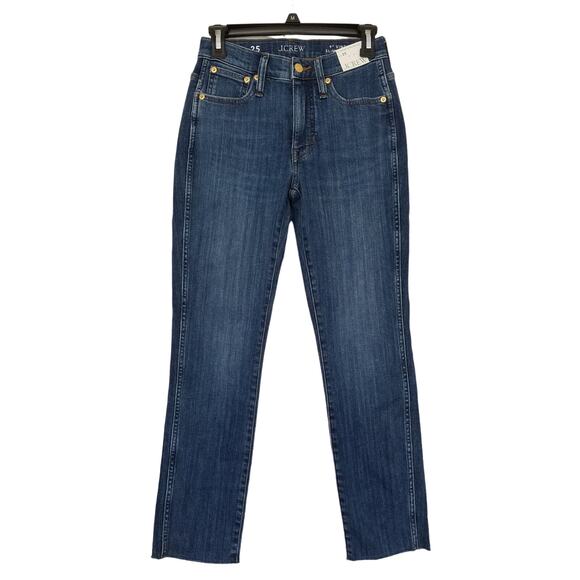 J. Crew 9" Vintage Slim Straight Jean Womens Size 25 Giselle Wash NWT $128 BX766 - Picture 1 of 9